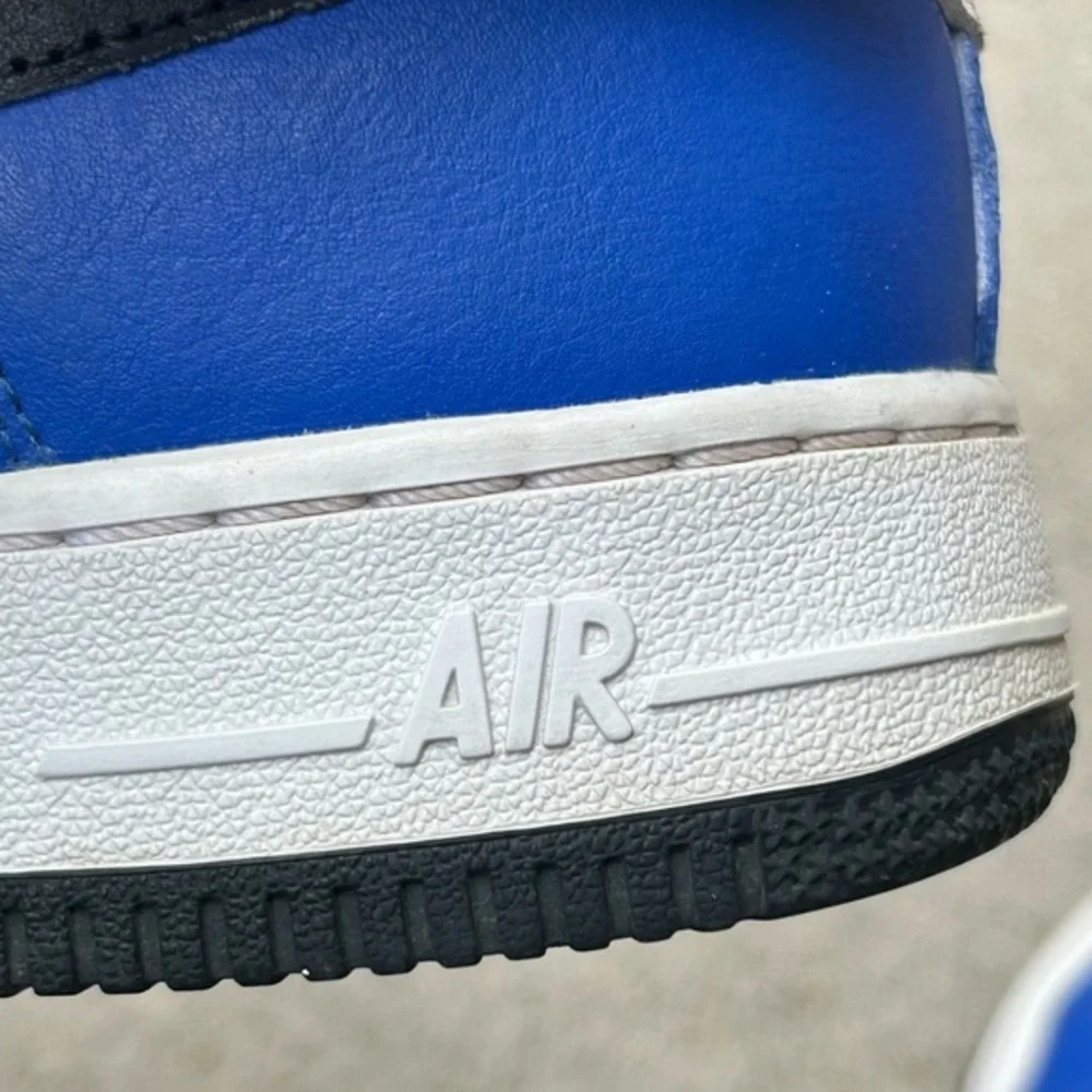 Nike Air Force 1 (aq3778-994) women’s 6.5 white black blue‎ gold